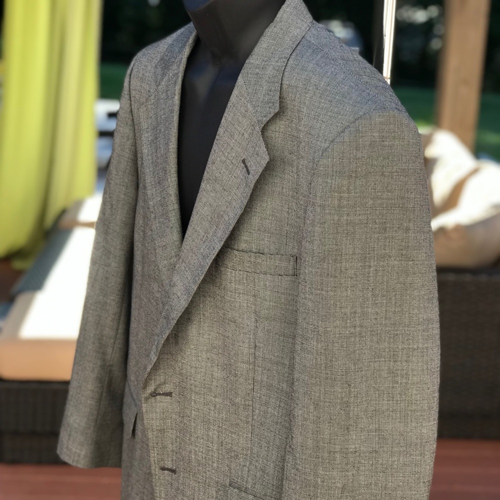 Stanley Blacker Checkered Blazer - image 8